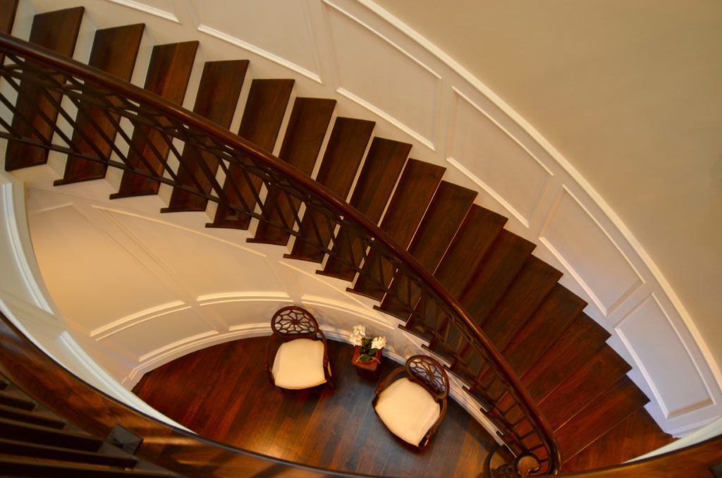 Stairs and railings