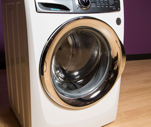 Image of modern front load washing machines