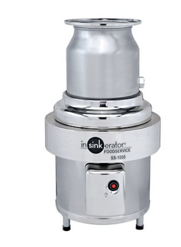 Image of a commercial garbage disposer with 10 horsepower