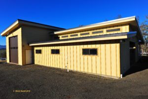 3-horse barn with RV garage