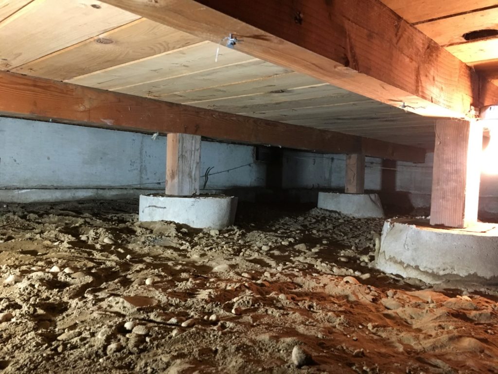 Image of the crawlspace area of your home