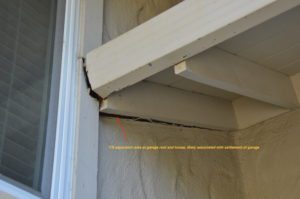 Structural cracks in stucco